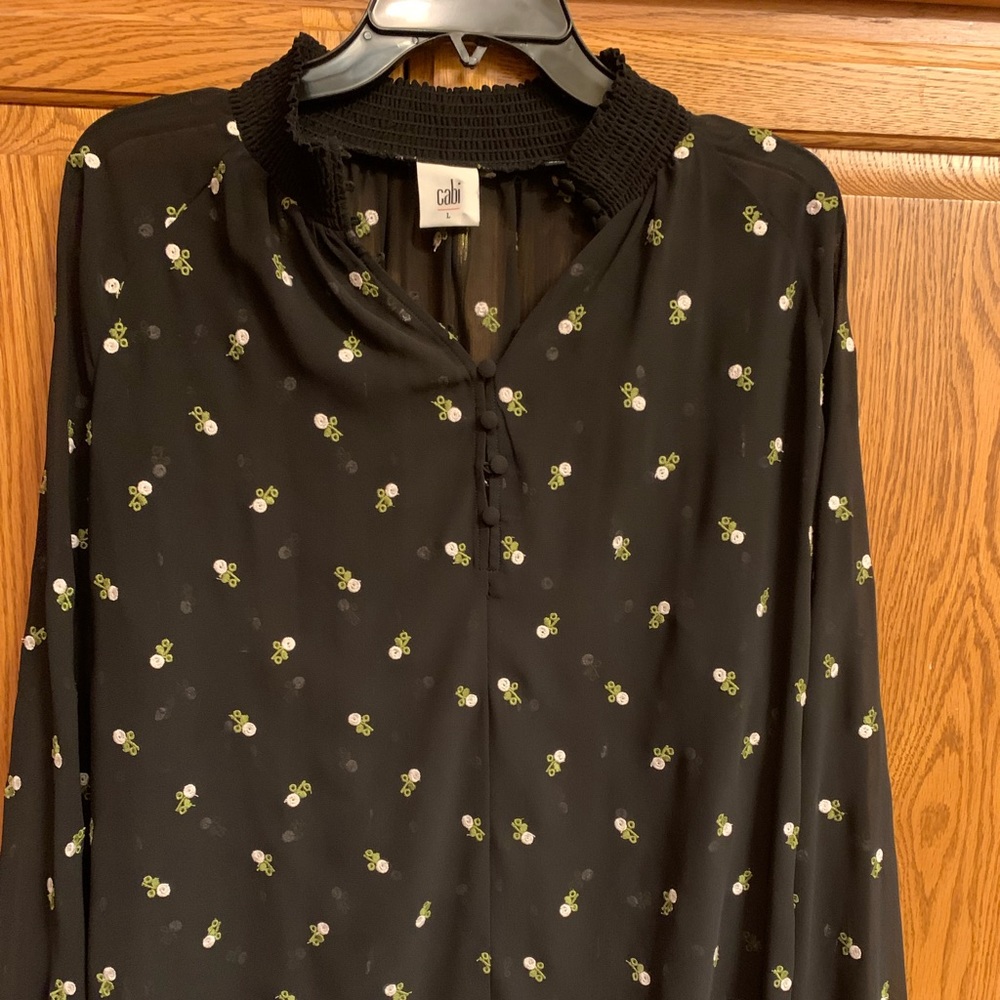 Cabi embroidered blouse size large
